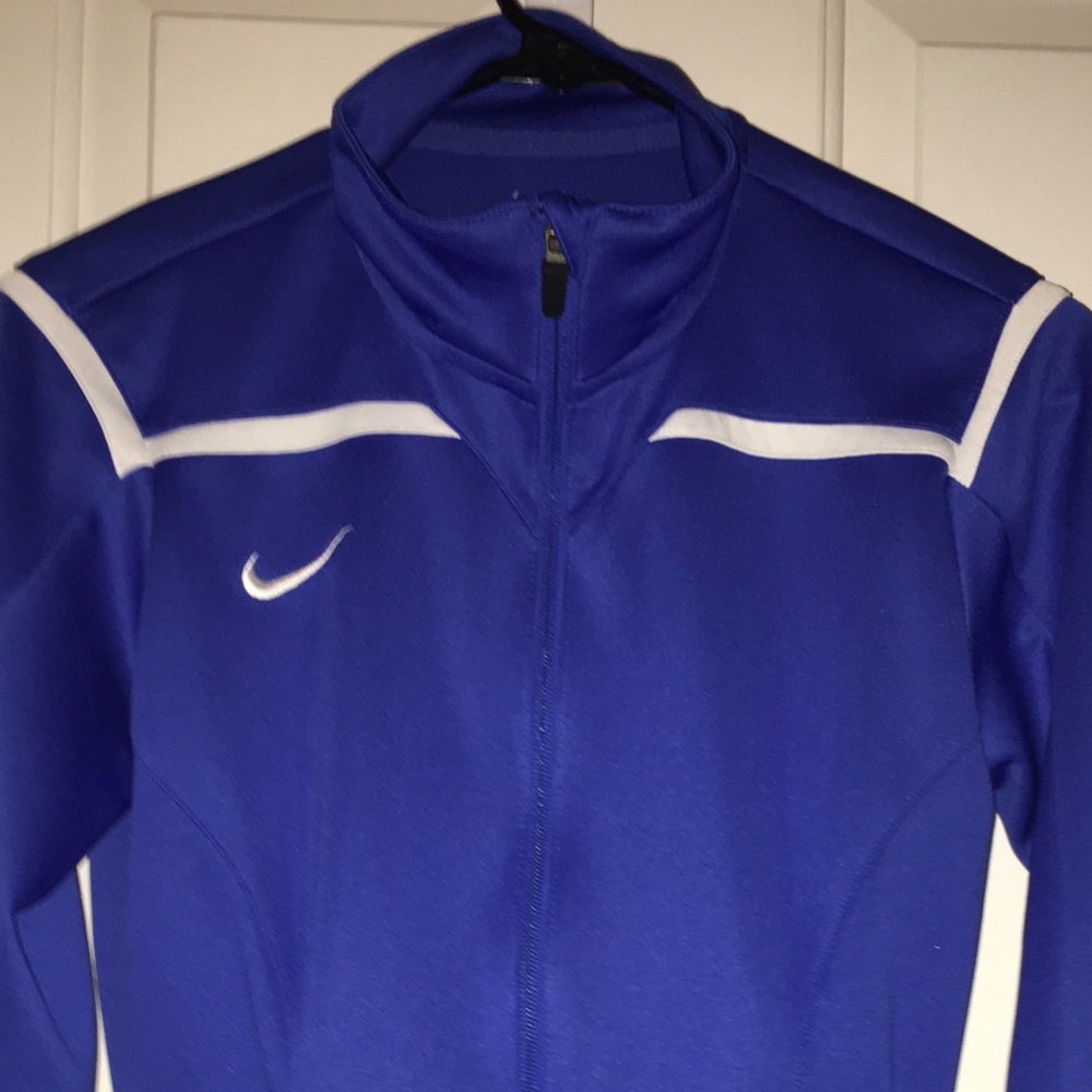 Royal blue Nike track jacket